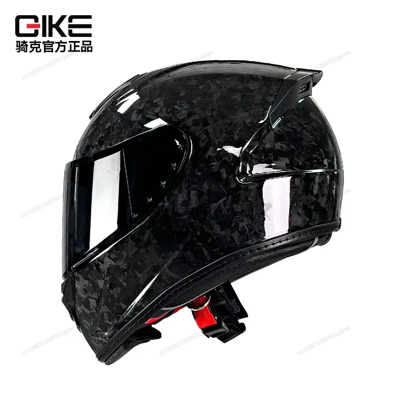 QIKE мотоциклетный шлем из угл – обзор и цена Full Face Helmet Carbon Fiber