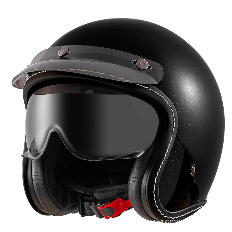 ХИТ ПРОДАЖ: Винтажный мотошлем – обзор и цена Open Face Helmet Retro Vintage